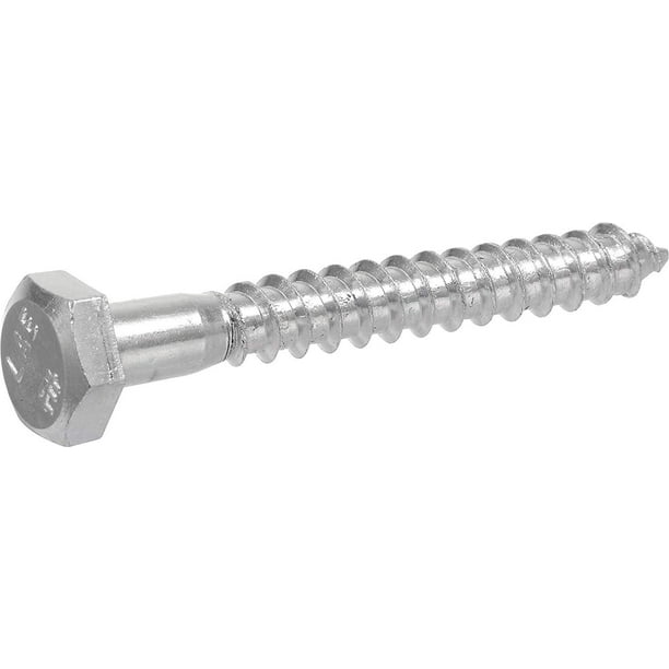 Steel 1/2 X 2-1/2 Hex Head Lag Screw Bolts Plain 300 pcs Steel 1/2 X 2-1/2 Hex Head Lag Screw Bolts Plain 300 pcs